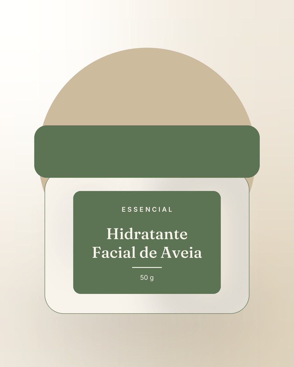 Hidratante Facial de Aveia